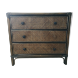 Rattan chest of drawers and canning