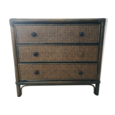 Rattan chest of drawers and canning
