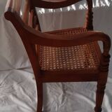 Lot de deux fauteuils artisanaux anciens pour enfants
