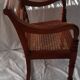 Set of two antique handcrafted children's armchairs