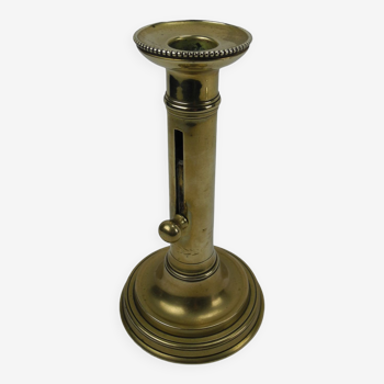 Old vintage decorative brass candle holder candlestick