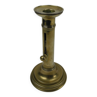 Old vintage decorative brass candle holder candlestick