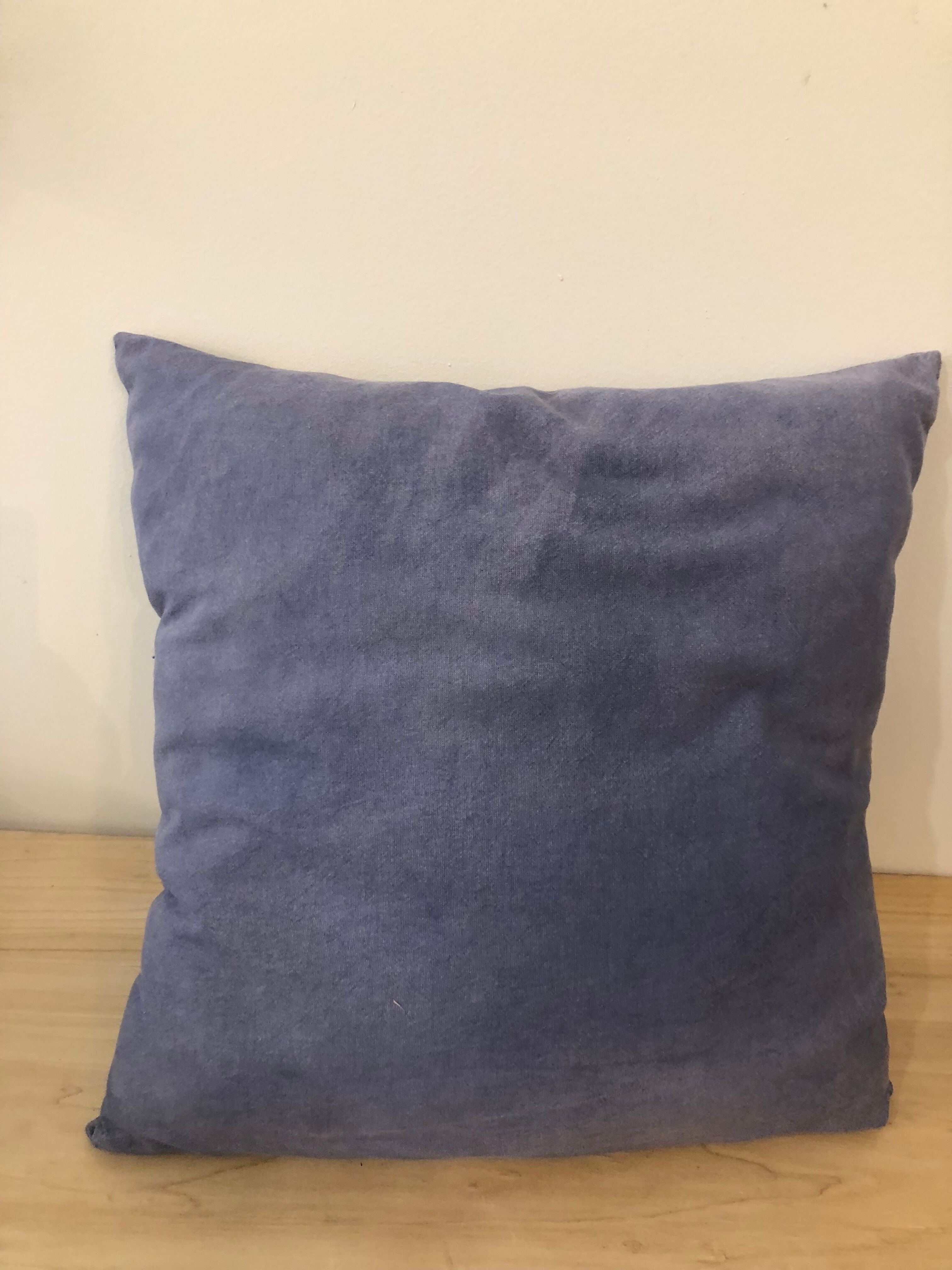 Blue Tie and Dye cushion