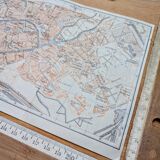 Printed in 1914, map of Strasbourg.