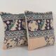 Set of 2 vintage Turkish cushion covers 38x38 cm
