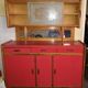 Sideboard in formica red