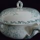 Sarreguemines vegetable soup tureen, “l’epargne toulouse”, eglantine model