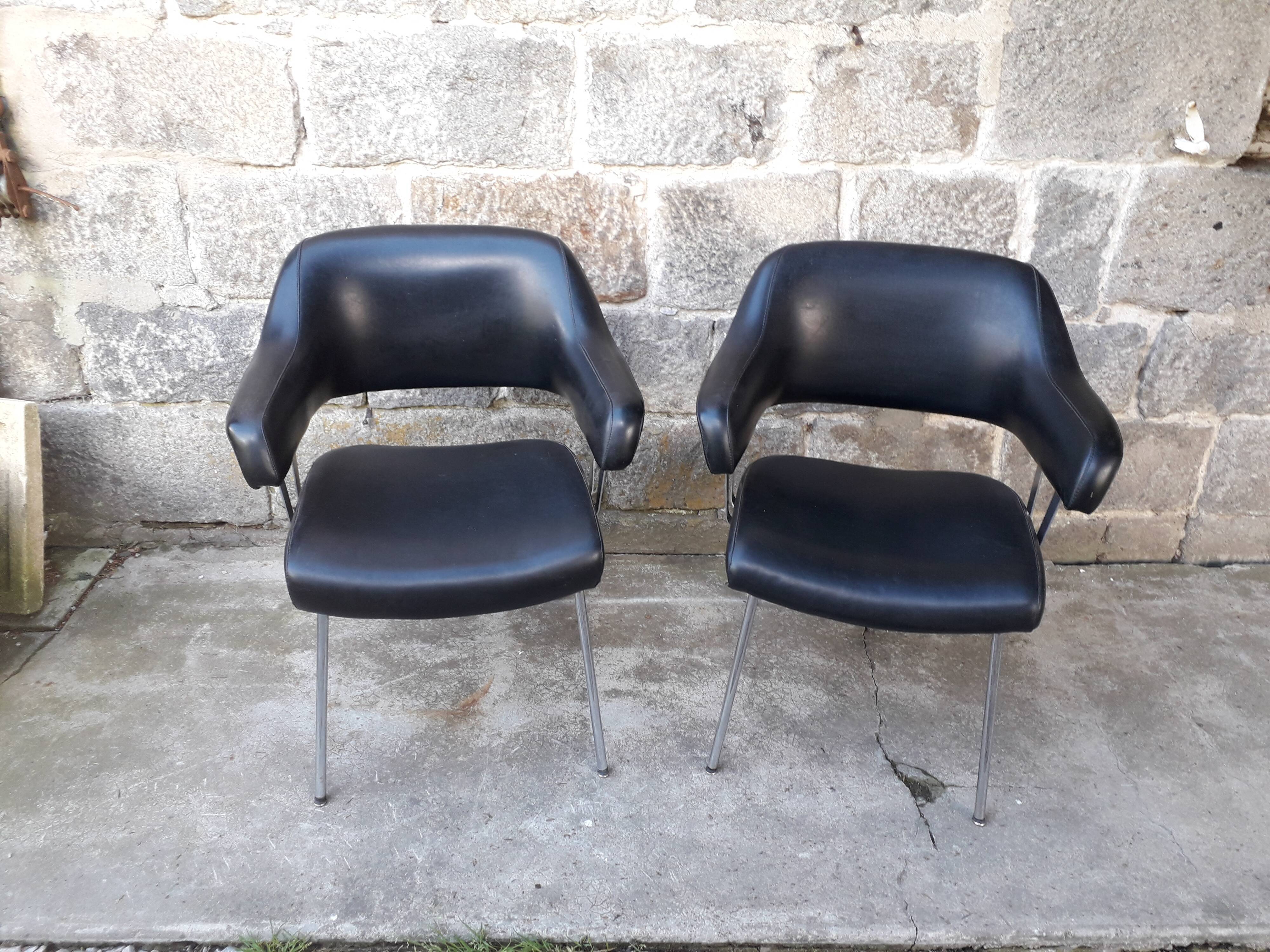 Pair of vintage armchairs