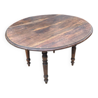 Antique table with flaps