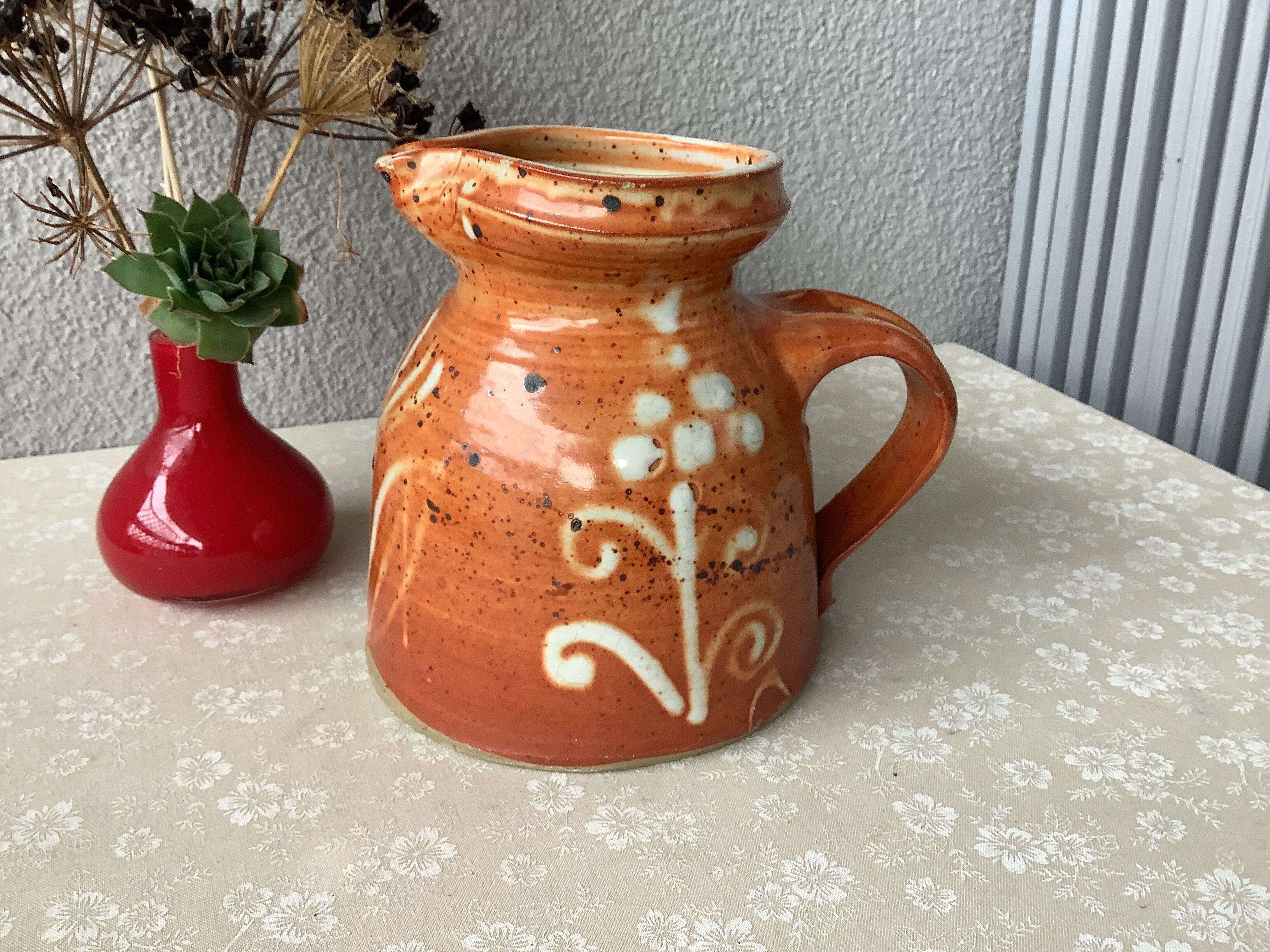 Pitcher in terracotta late 19th century