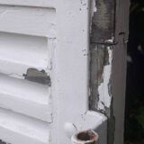 Shutters 4 leaves H148xL245cm antique oak pair 1