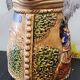 Jug / mug / vintage ceramic beer relief Breton musicians nem japa