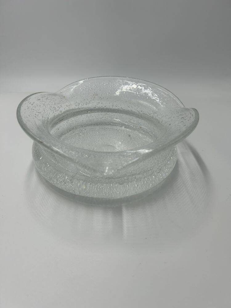 Biot glass empty pocket, vintage