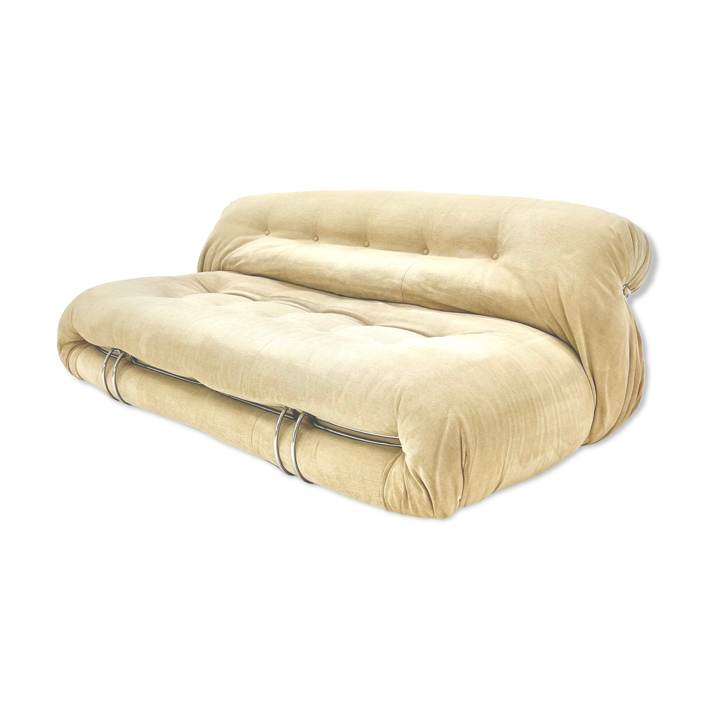 Canapé "soriana" vintage par Afra & Tobia Scarpa pour Cassina Italie 1970