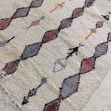Handmade moroccan berber rug 250 x 146 cm