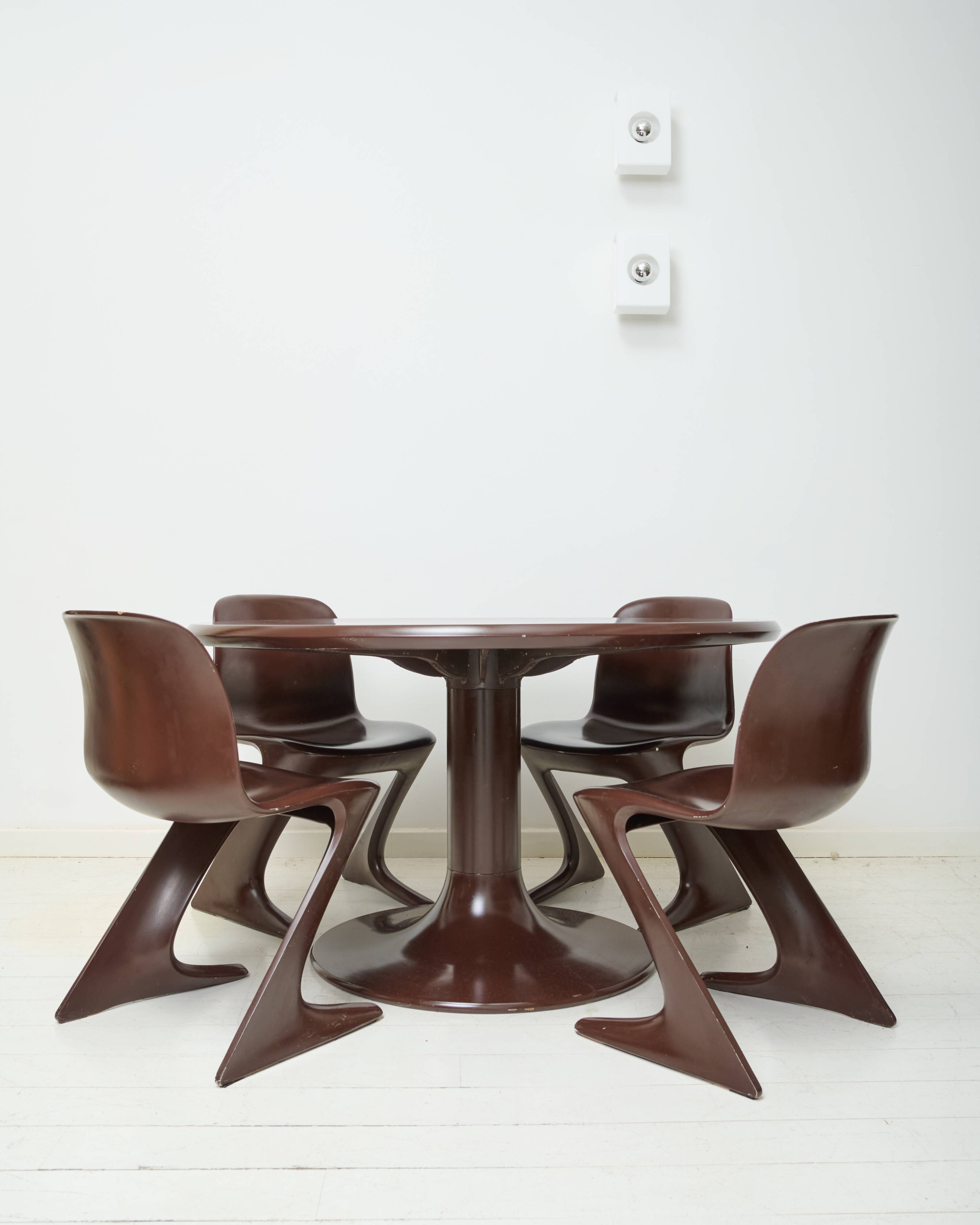 Dining room set, Ernst Moeckl, Horn, Germany, 1960s
