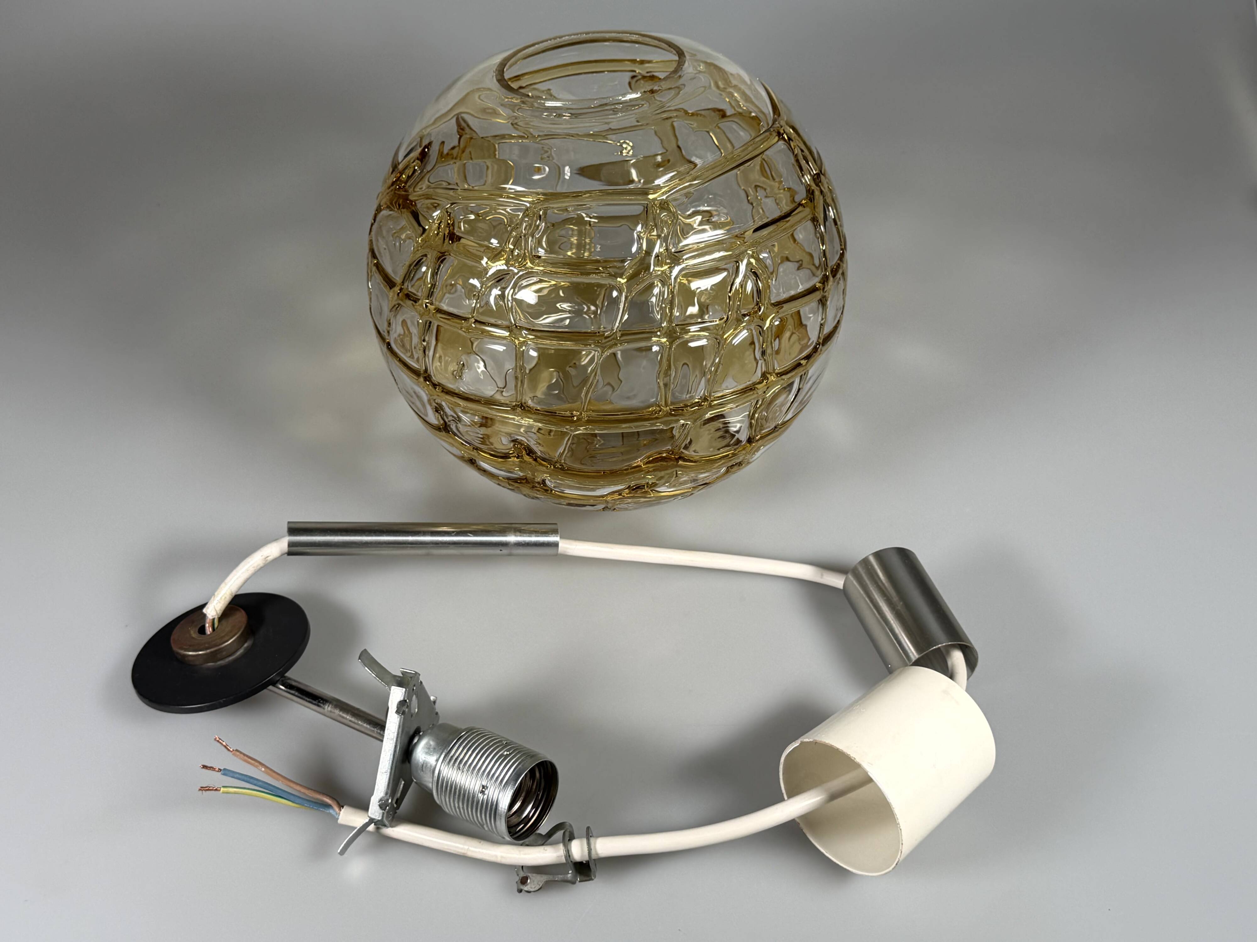 1960s 1970s Globe Ceiling Pendant Lamp by Doria Leuchten Germany