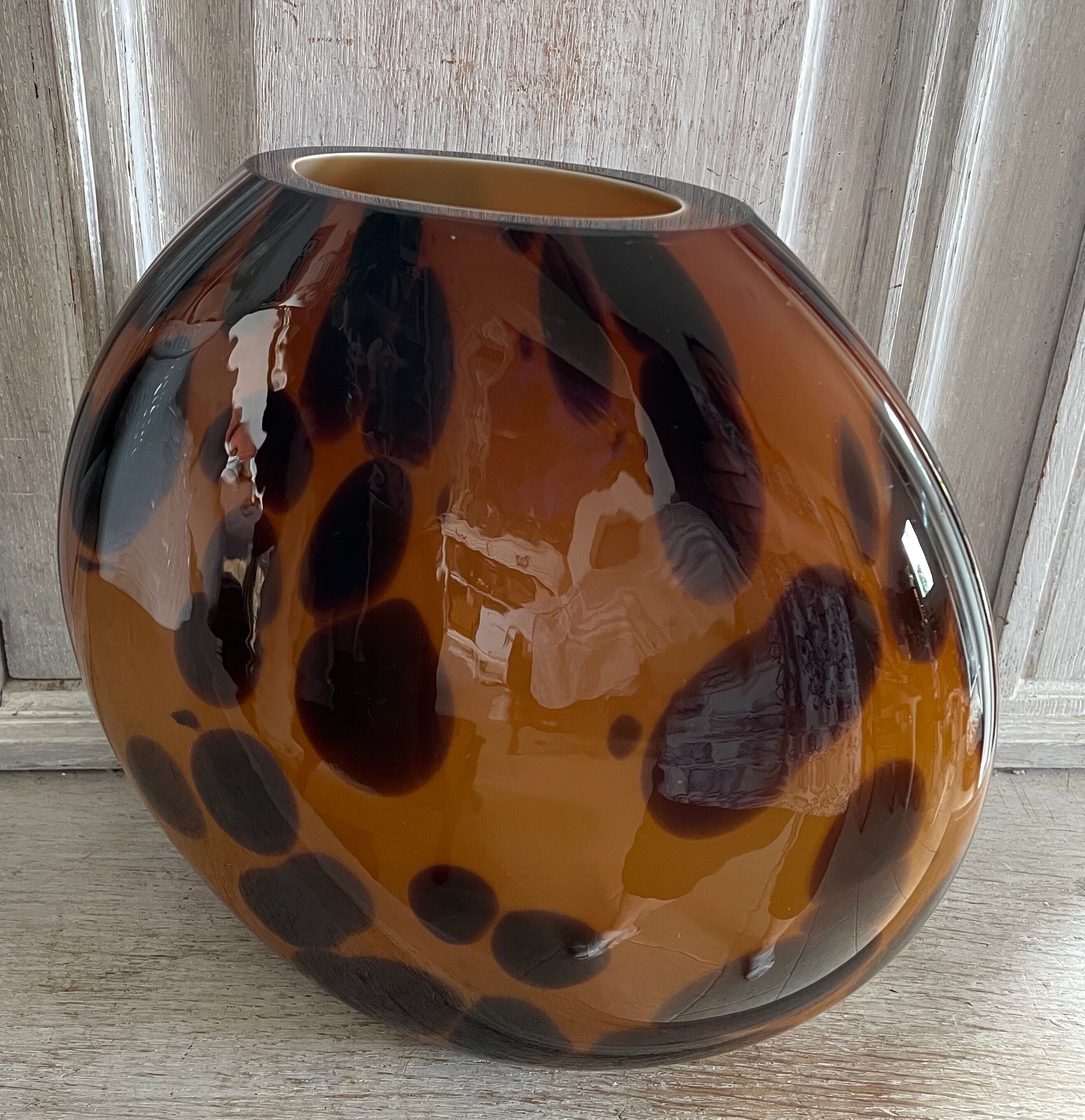 Vase tortoiseshell 80s