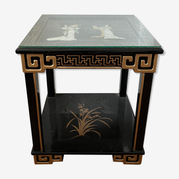 Asian side table