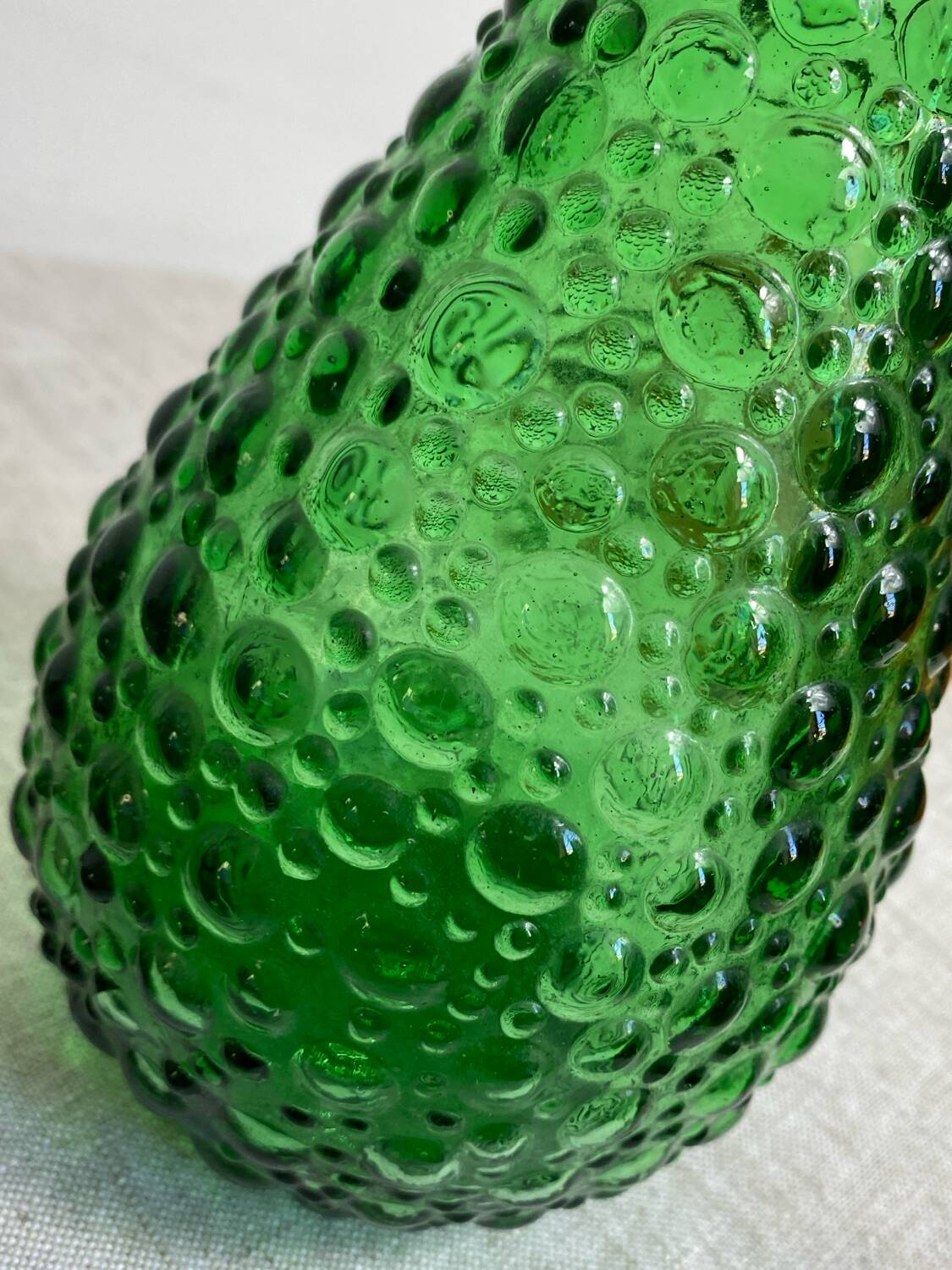 Vintage Empoli glass carafe from Italy