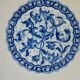 Plate from the Gien factory in iron earth
