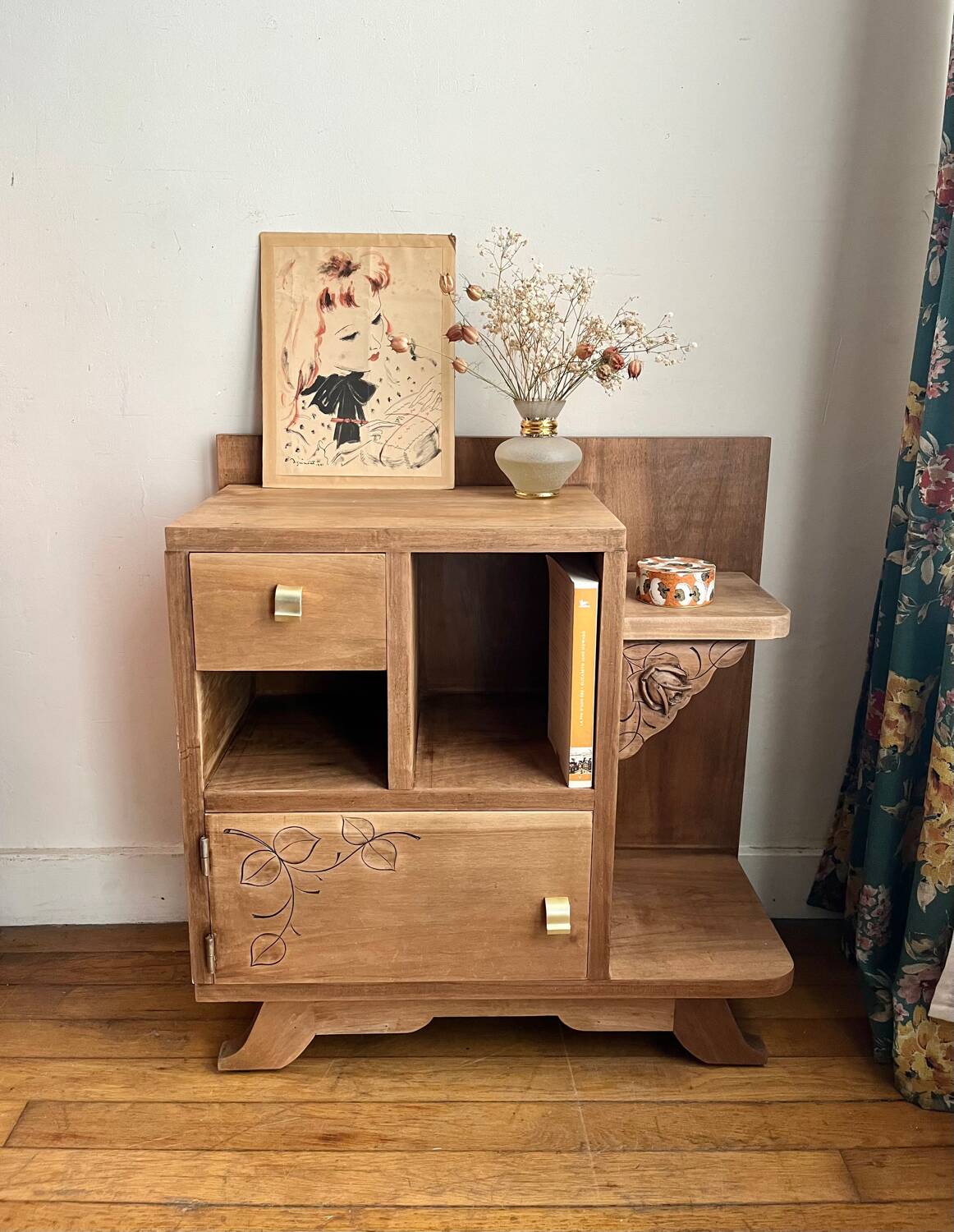 Art Deco bedside table