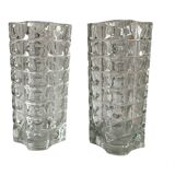 Pair of Windsor vases - JG Durand for Luminarc - large models - 1970