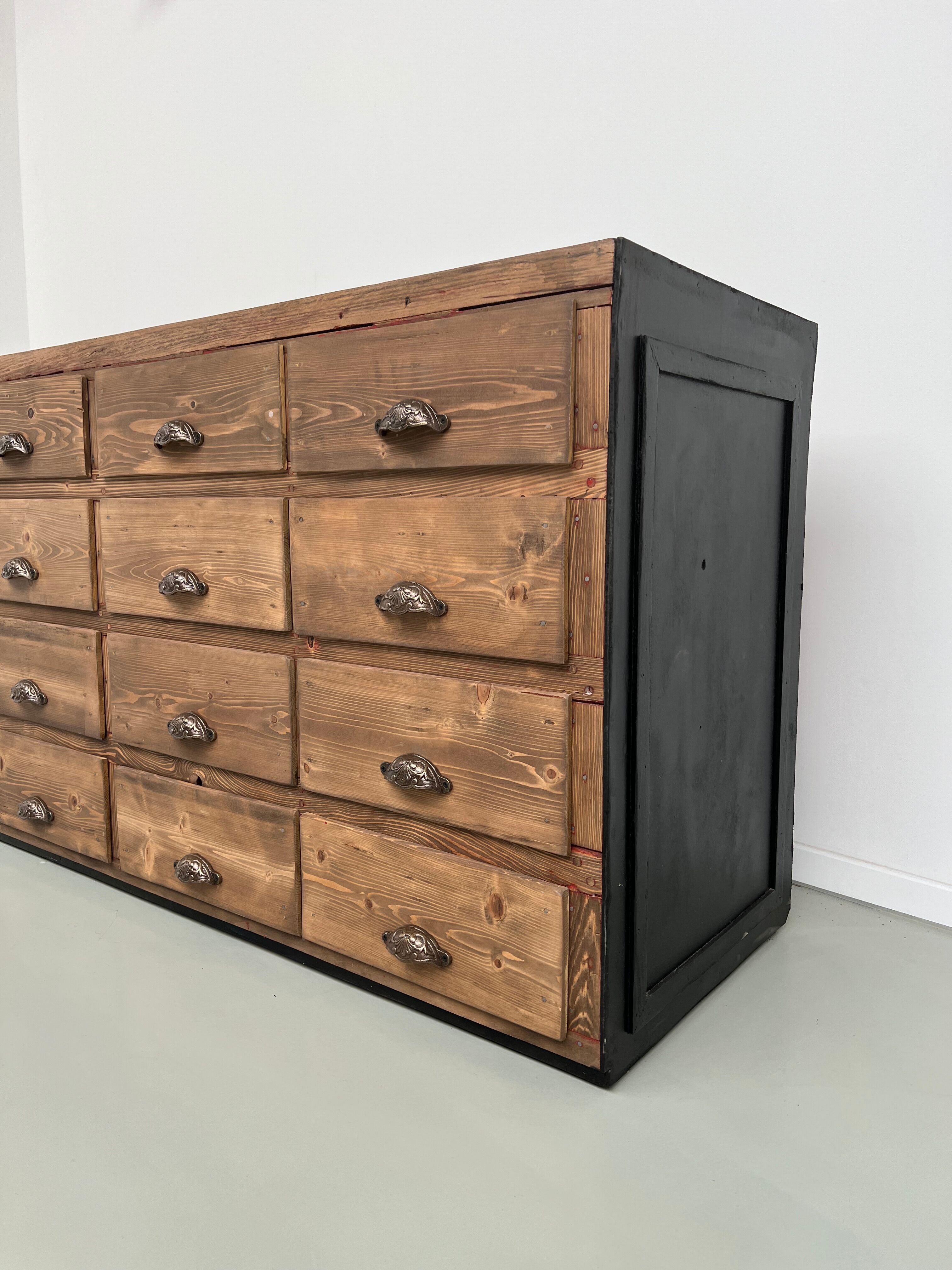 Very large craft furniture with 32 drawers