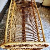 Rattan bed