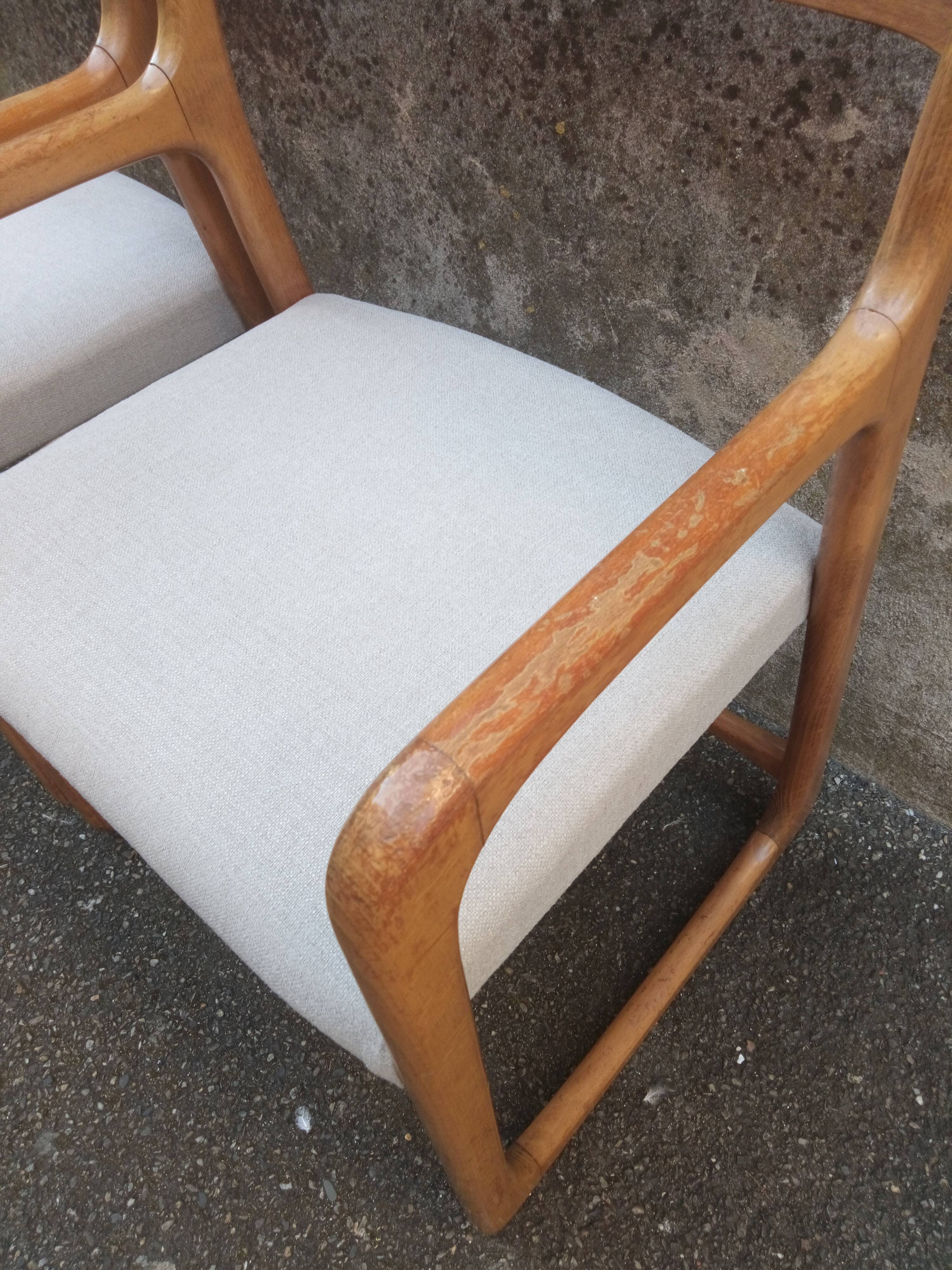Pair of Baumann armchairs 1960