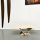 Travertine coffee table, Italy 1970