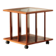 Vintage G Plan teak side table – magazine rack & wheels (1960s)