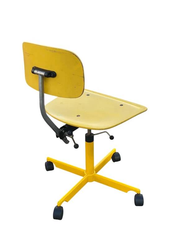 Original KEVI office chair - Jørgen Rasmussen - Denmark, 1960s - rare yellow finish