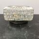 Ancient Applied Brush Glass Moulded Glass - Vintage Metal Support