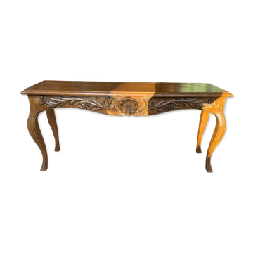 Console en bois de style provençal