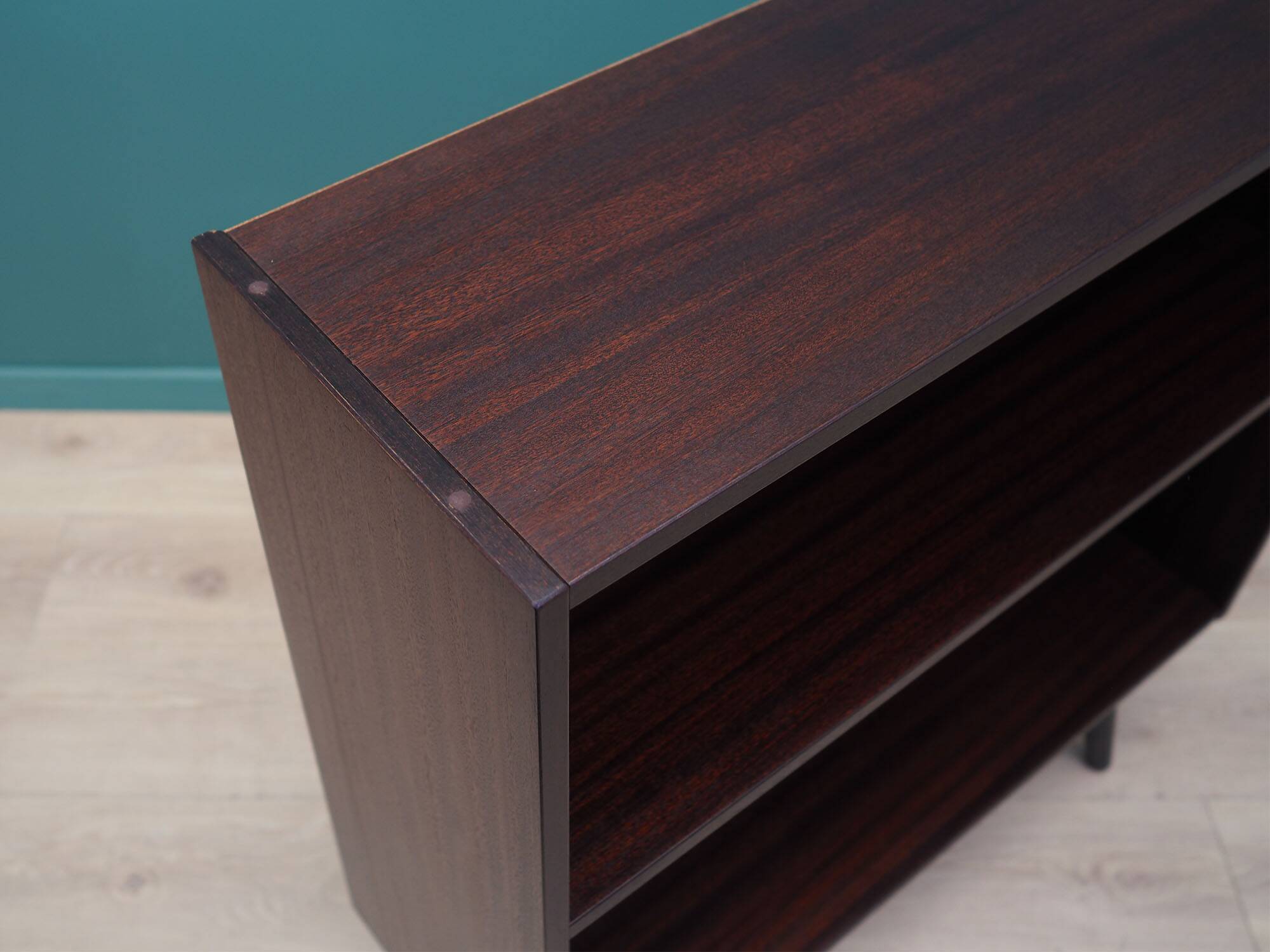 Mahogany bookcase, Danish design, 1960s, manufacturer: Hammel Møbelfabrik