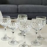 Lot 6. Boule glasses/Allegro model/Christinenhütte-Zwiesel. Tortoiseshell decoration