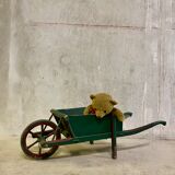 Wooden wheelbarrow