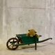 Wooden wheelbarrow