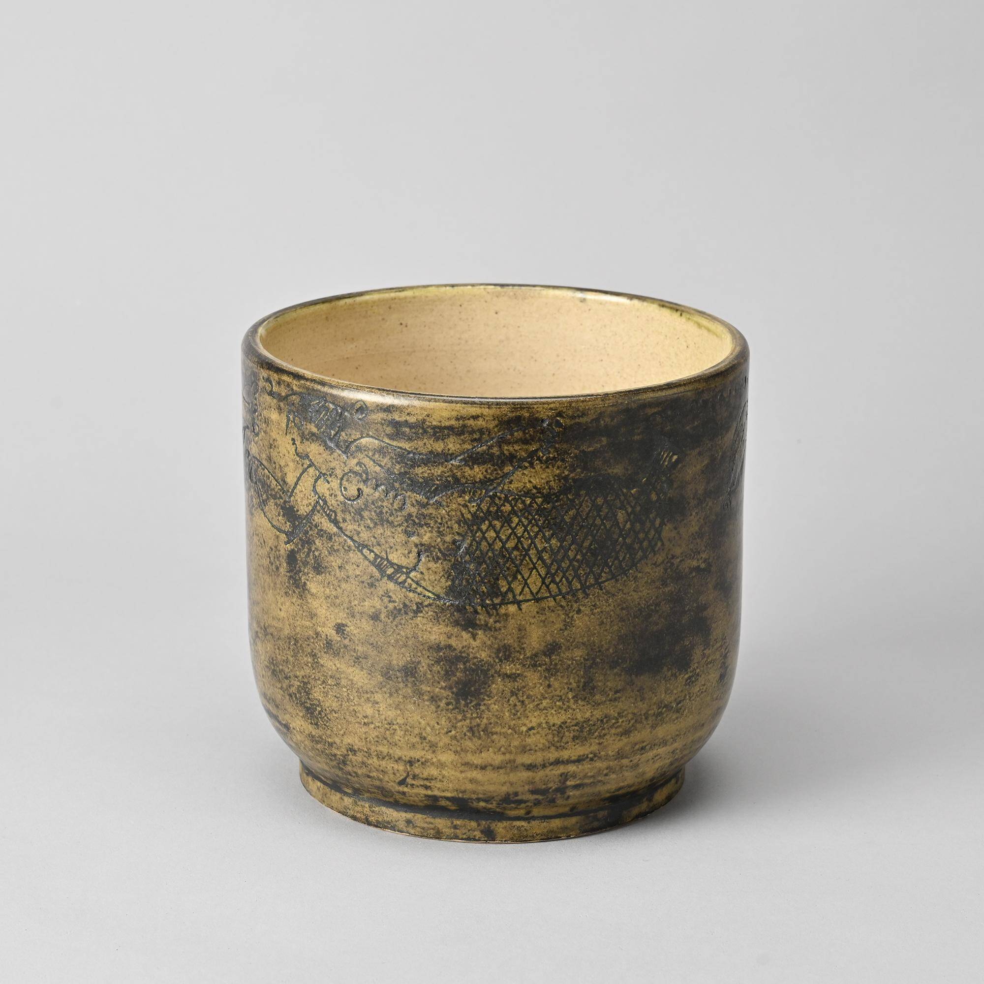 Fish and Mermaid Cache-Pot by Jacques Blin, circa 1960