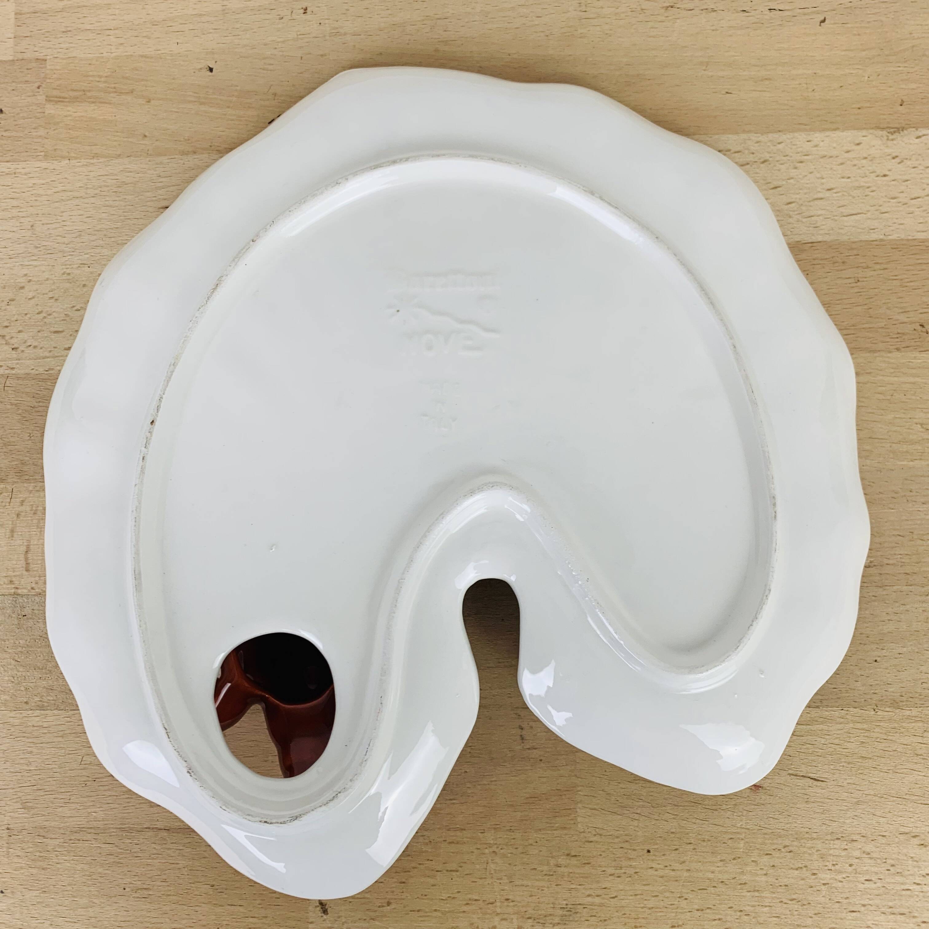 Italian ceramic crayfish dish Baretonni Nove