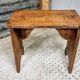 Table d'appoint ancienne banc en merisier 19ème siècle