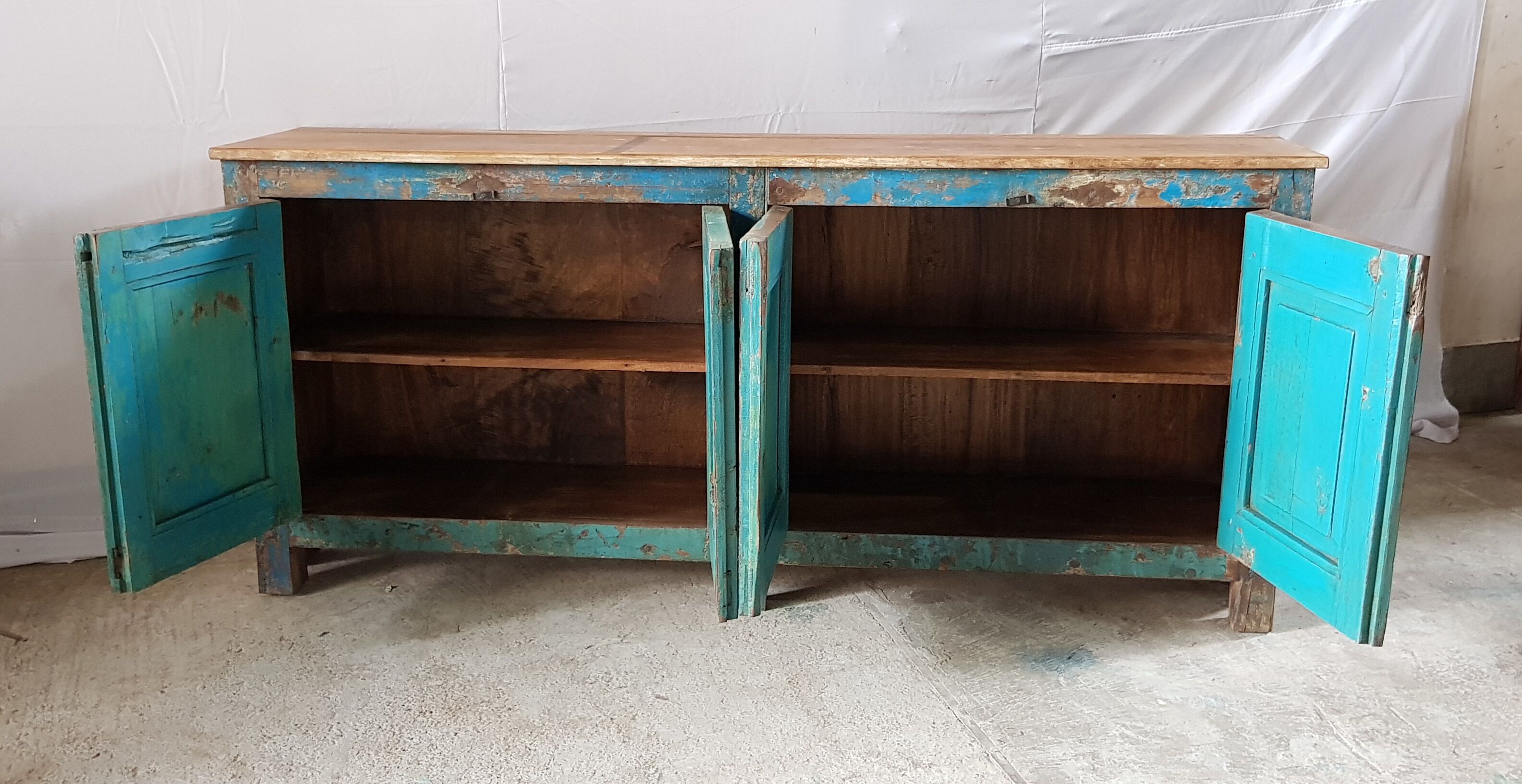 Old teak buffet
