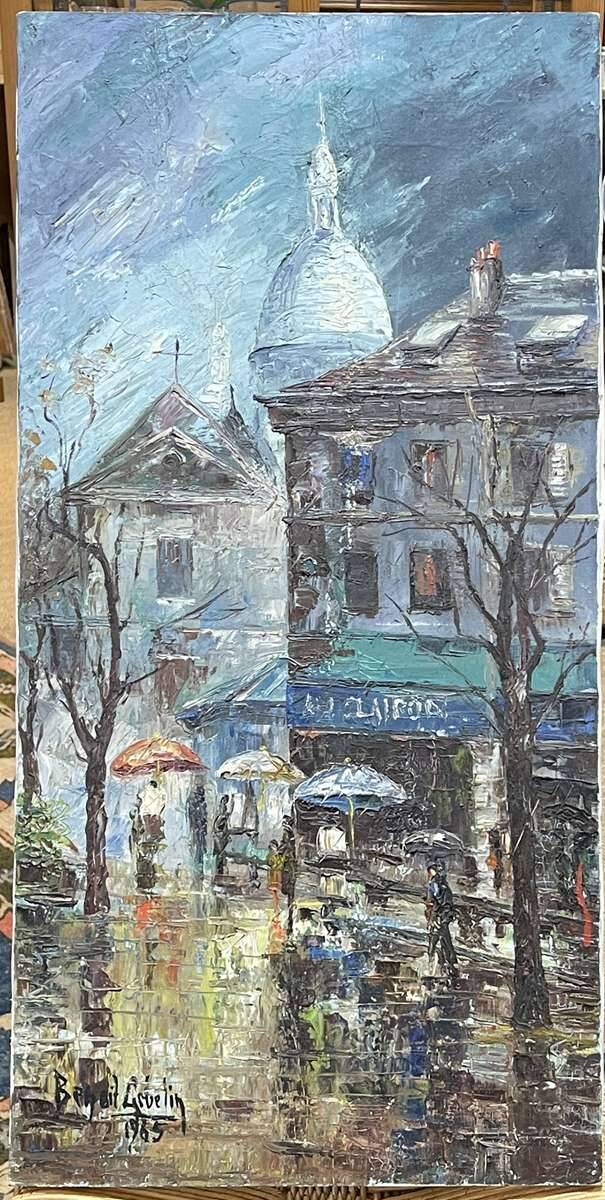 Oil on canvas by Benoît Gebelin (20th century) and dated 1965.