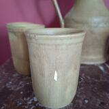 Carafe and stoneware cups
