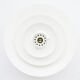 Danish white form light pendant lamp, 70’s