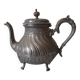 Sheffield teapot, silver, 19th century.