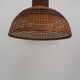Vintage rattan lampshade