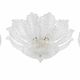 Set of 3 Taormina Murano Ceiling Light and Murano Glass Wall Light , 1970