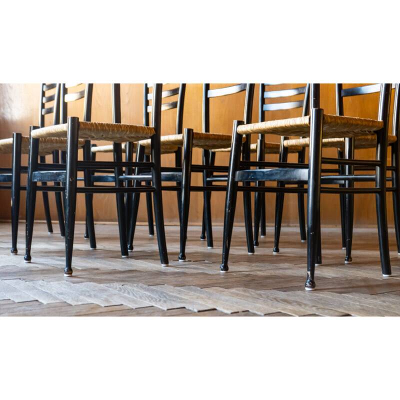 Spinetto dining chairs by Chiavari, Italy 1960s